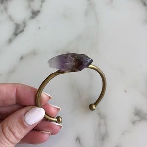Amethyst stone bracelet